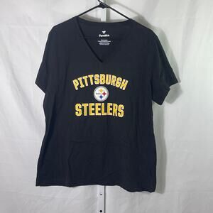 NWOT Pittsburgh Steelers NFL Fanatics Tee - Womens Size XXL - Black